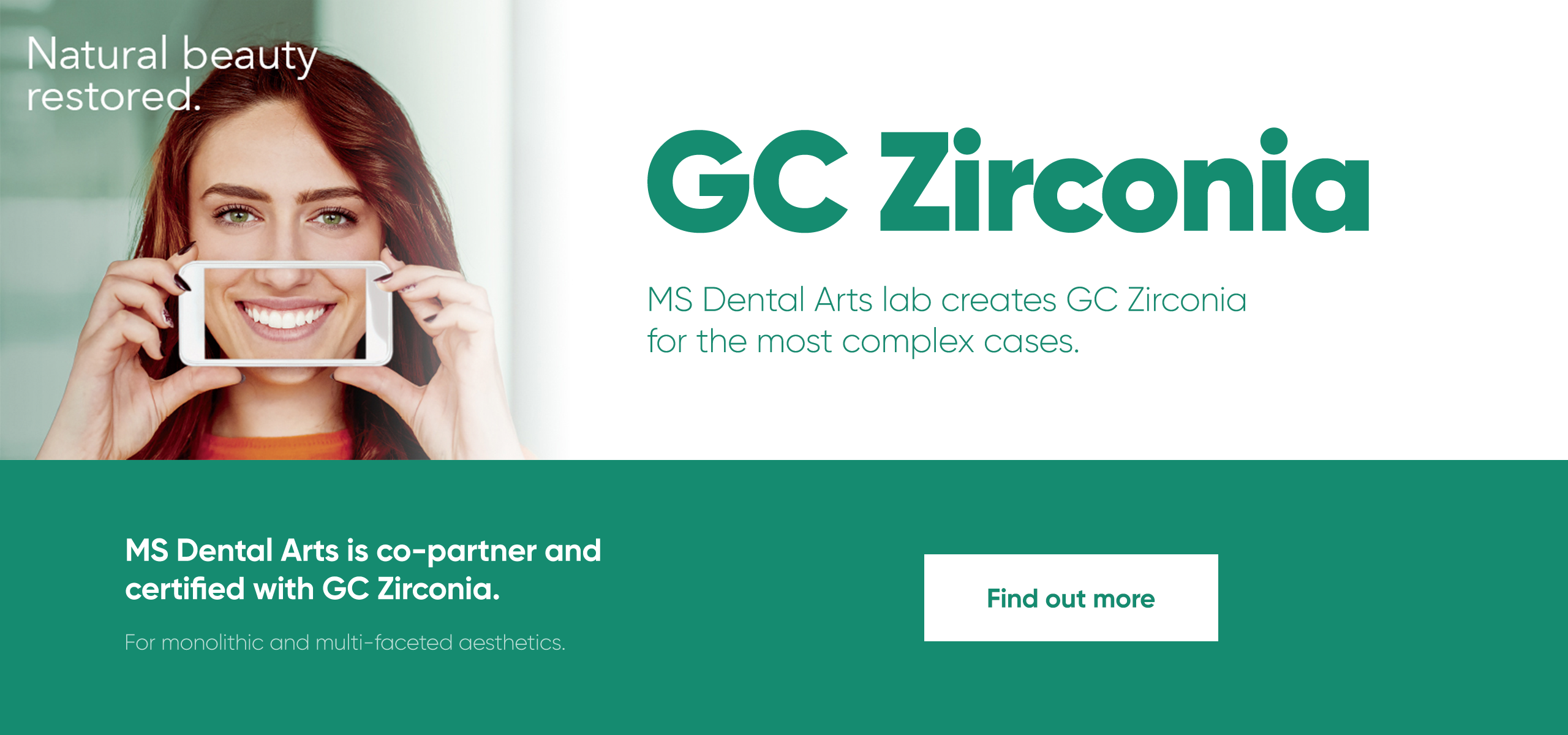 Ms Dental arts GC Zirconia